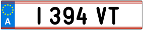 Truck License Plate